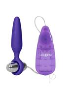 Booty Call Booty Glider Silicone Vibrating Butt Plug With...