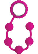 Sinful Anal Beads Silicone - Pink