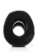 Oxballs Pig-hole-3 Silicone Hollow Butt Plug - Large - Black