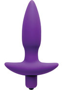 Vogue Aria Vibrating Silicone Anal Plug - Small - Purple