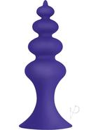 The 9`s - Plug And Play Tower Silicone Butt Plug - Plum