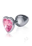 The 9`s - The Silver Starter Bejeweled Heart Stainless...