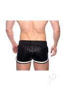 Prowler Red Leather Sport Shorts - Xlarge - Black/white