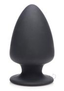Squeeze-it Squeezable Silicone Anal Plug - Small - Black