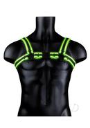 Ouch! Buckle Harness Glow In The Dark - Large/xlarge - Green