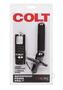 Colt Power Anal-t Vibrating Butt Plug With Remote Control- Black